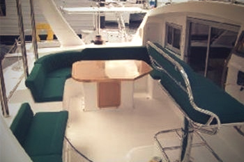 Bahamas Katamaran Segelyacht - Cockpit